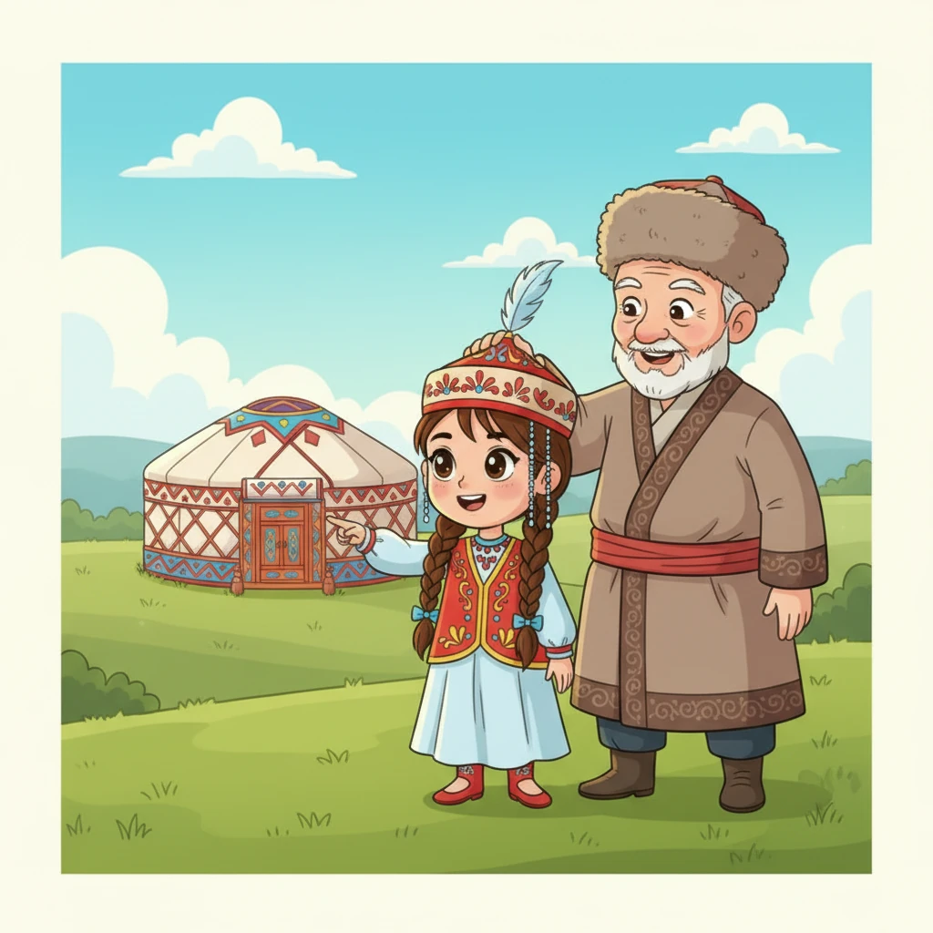 Айгүл атасының әңгімесінен кейін киізүй туралы көп нәрсе білді. Ол қазақ халқының даналығына таңғалды. «Ата, мен де нағыз киізүйді көргім келеді!» – деді Айгүл көзі жанып. Атасы күліп, оның басынан сипады.