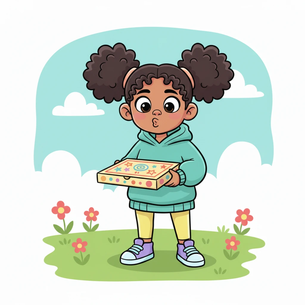 Ana blinked, a tiny flicker of disappointment crossing her features before she chuckled. She carefully pulled out the pizza box, weighing it in her hands. "Ana msh za3lana bas honestly… kan 3ayz gold." she confessed with a playful pout, "I'm not upset, but honestly... I was hoping for gold."