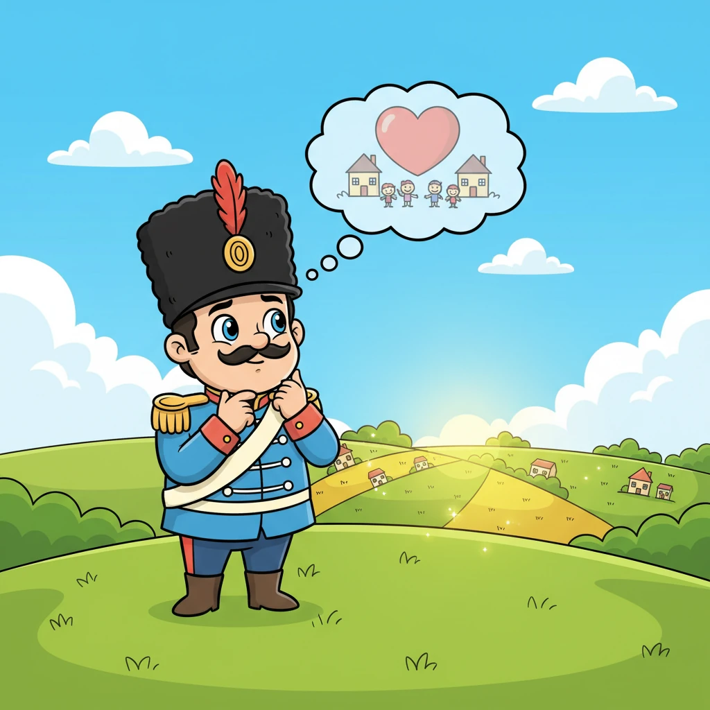 In Green Hill lived a very thoughtful and kind leader named Prince Alex. He loved his land and its people very much, but he often looked at Sunny Meadow and wondered if there was a way for everyone to be even closer, like one big, happy family.