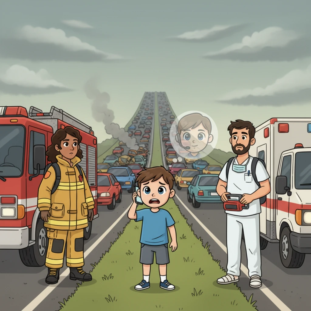 Brave Little Liam's Heroic Call