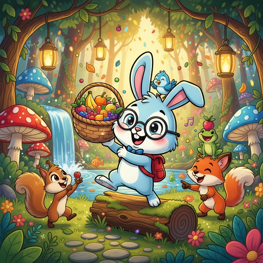 Sehari Bersama Boni Kelinci Pintar - 教育故事