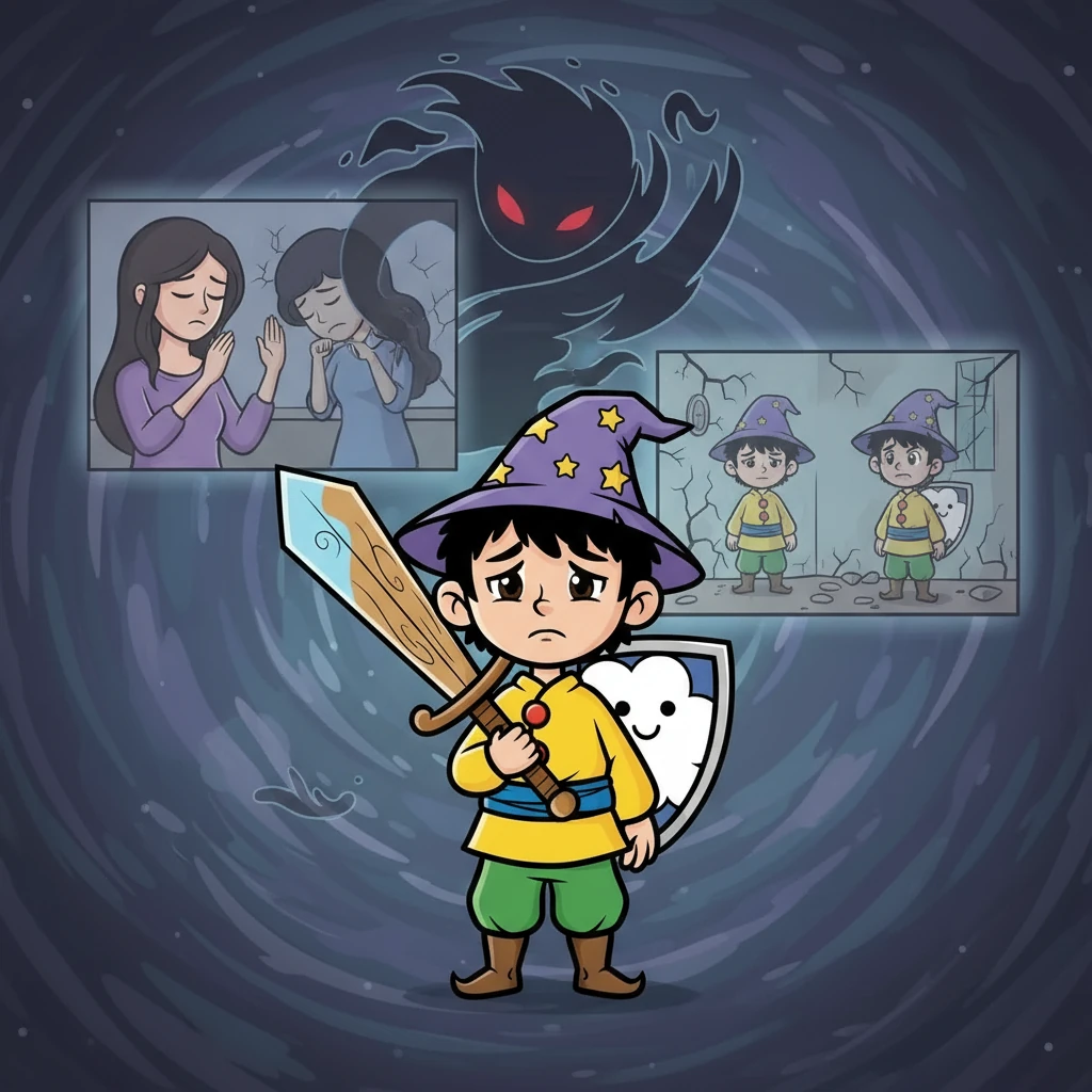 Ingatan masa lalu Deni muncul kembali. Ia teringat bagaimana istrinya pernah diganggu oleh Jin Dasim, yang menyebabkan keretakan dalam rumah tangganya. Rasa sakit dan penyesalan kembali menghantuinya.