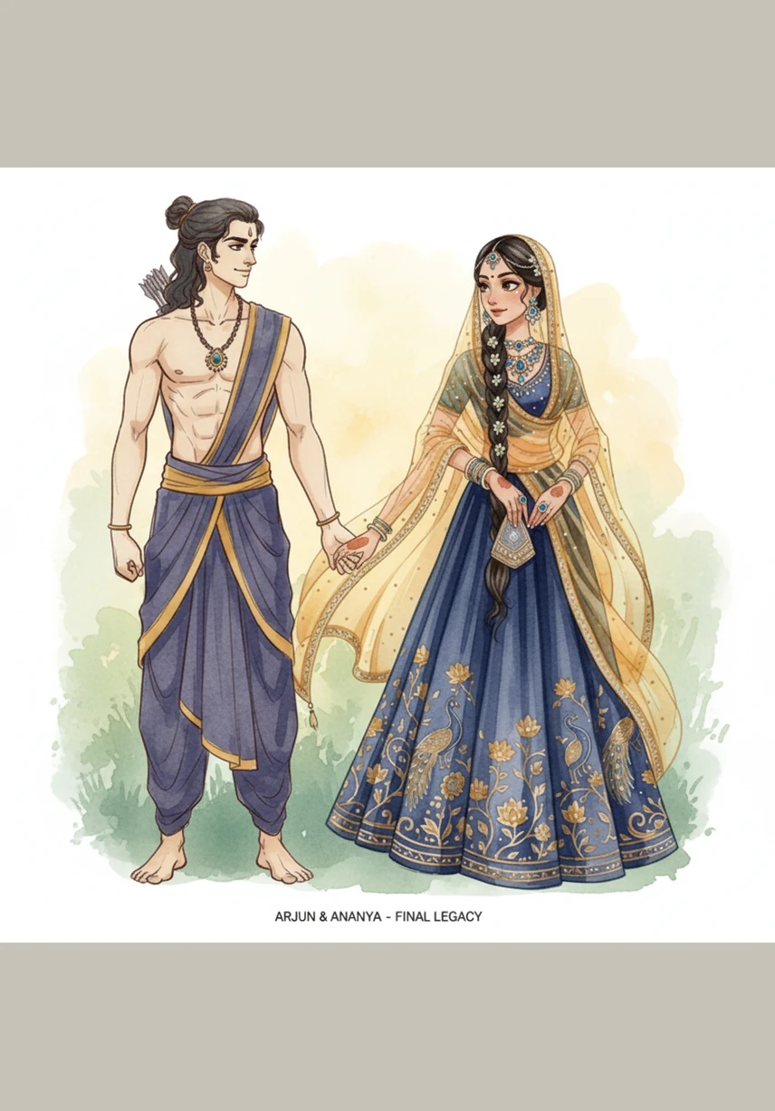Years later, local villagers tell the legend of two spirits who dance in the monsoon rains near the riverbanks. Their love, once forbidden by men, became an eternal melody that the wind carries through the ancient banyan trees forever.