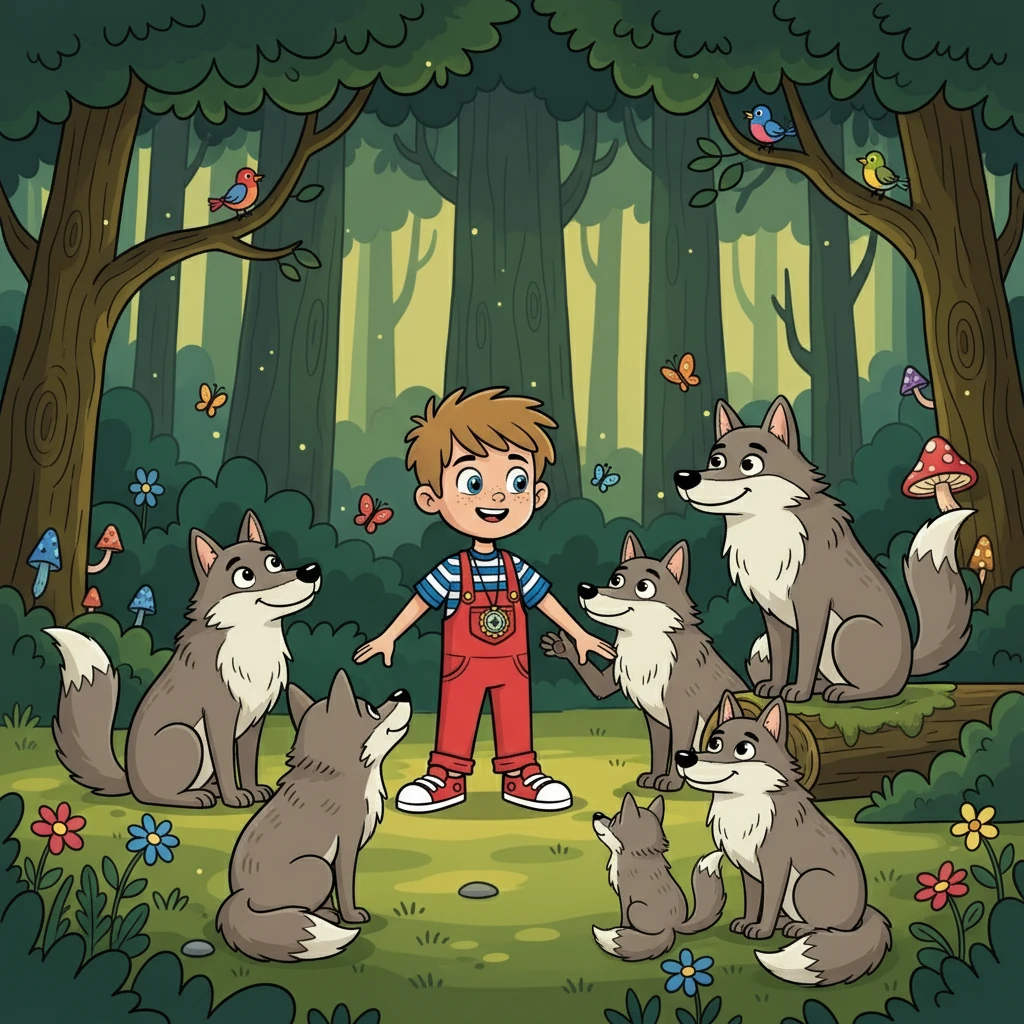 Le Mystère des Loups et des Voleurs - 童话故事