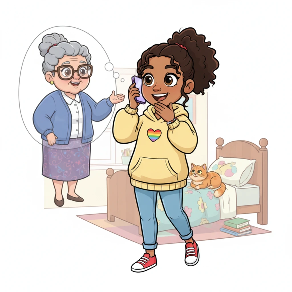 A few days later, a surprising call came for Lily – it was the elderly woman, Mrs. Gable, who worked part-time at the local community center. Impressed by Lily's kindness and cheerful spirit, Mrs. Gable offered her a temporary position helping with events. Lily's face lit up with a brilliant smile, her world suddenly brighter and full of unexpected promise.