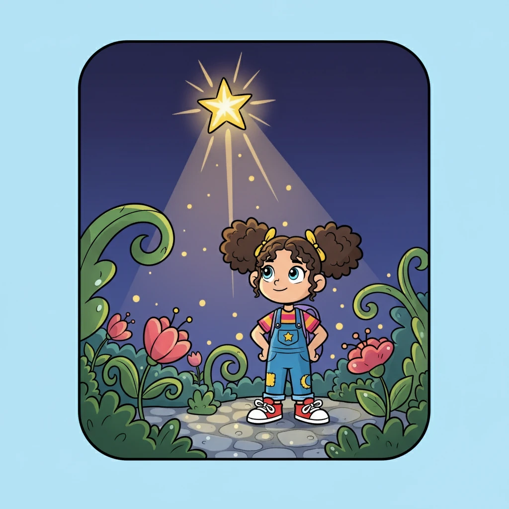 Beatriz aprendeu que a paciência era como a luz da estrela, que precisa de tempo para brilhar.