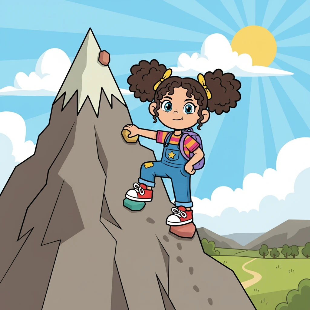 Beatriz aprendeu que a persistência era como escalar uma montanha, passo a passo, até o topo.