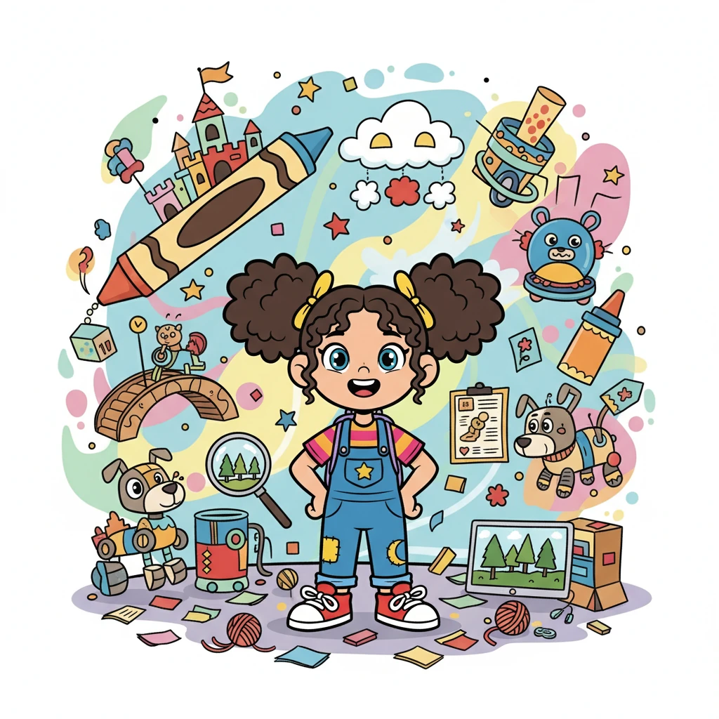 Beatriz começou a usar sua imaginação para resolver problemas e criar coisas novas.