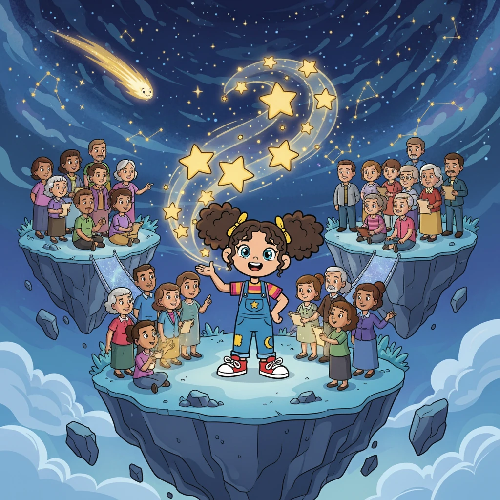 A história de Beatriz e as estrelas se tornou uma lenda, transmitida de geração em geração.