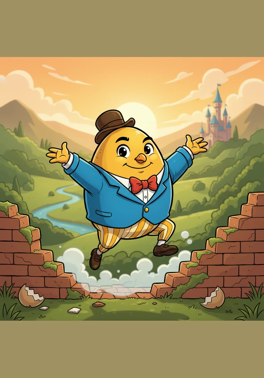 그는 아주 가볍고 우아하게 나무의 가장 높은 나뭇가지 위에 내려앉았습니다. 담장 위에서 떨어질까 봐 떨던 예전의 모습은 온데간데없고, 용기 있는 새가 된 자신의 모습이 자랑스러웠습니다.