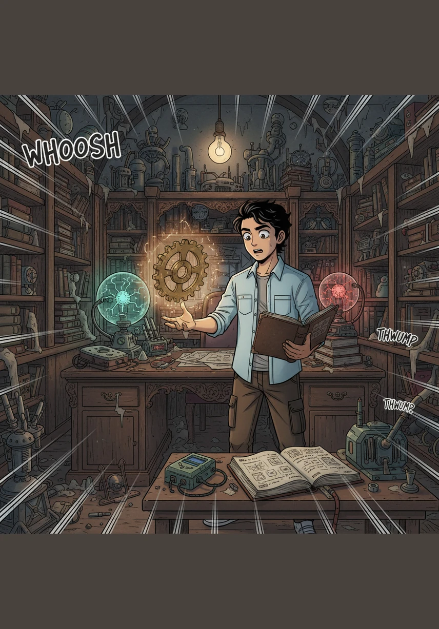 Deep within his father’s old study, Aarav discovers a hidden compartment containing dusty Soviet journals written in Viktor’s precise handwriting. The diagrams of neural pathways and chemical formulas mirror the very sensations Aarav has experienced his entire life.