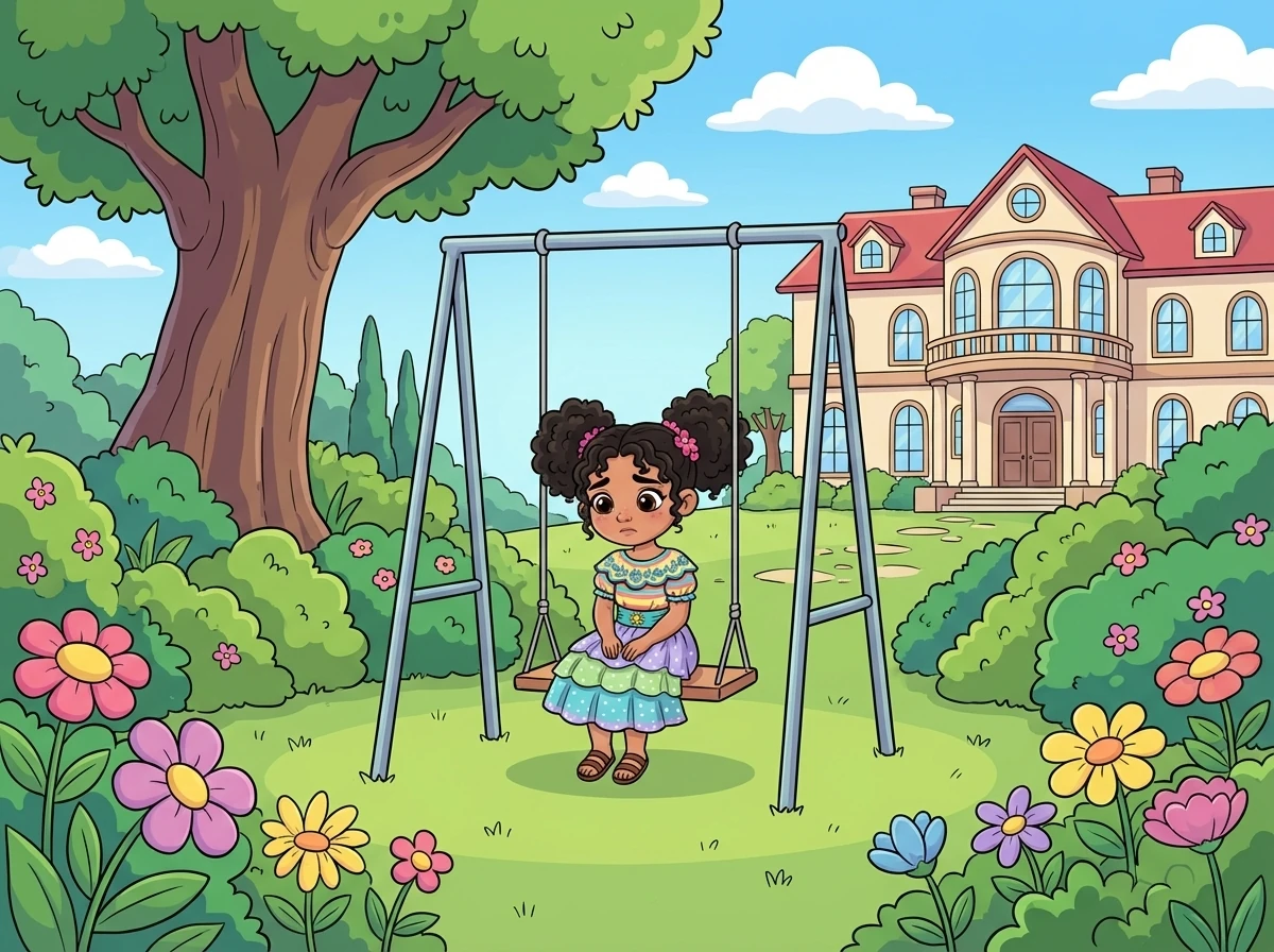 Había una vez una niña llamada Sofía que vivía en una casa grande con un jardín aún más grande. Pero Sofía se sentía sola, pues no tenía con quién jugar.