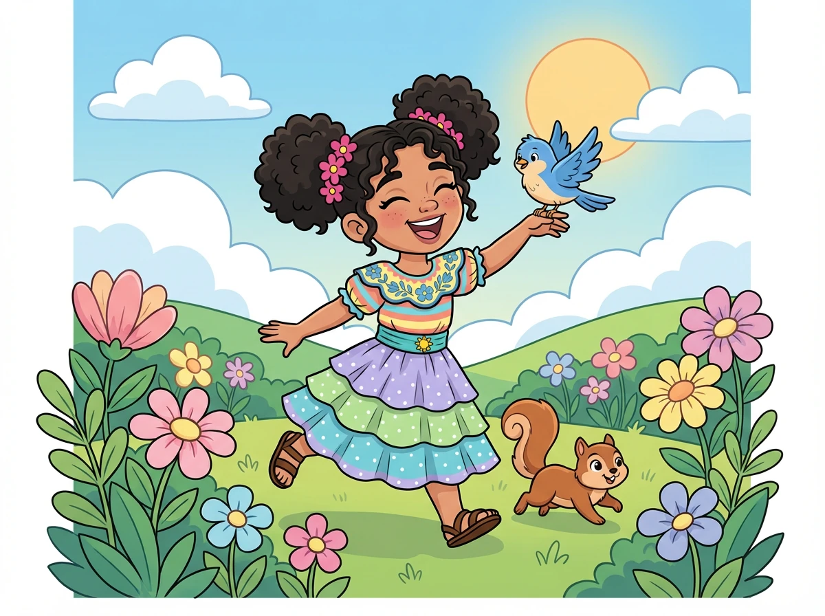 Y así, Sofía descubrió que la amistad y la naturaleza pueden llenar cualquier vacío y traer alegría a la vida. Desde entonces, nunca más se sintió sola.