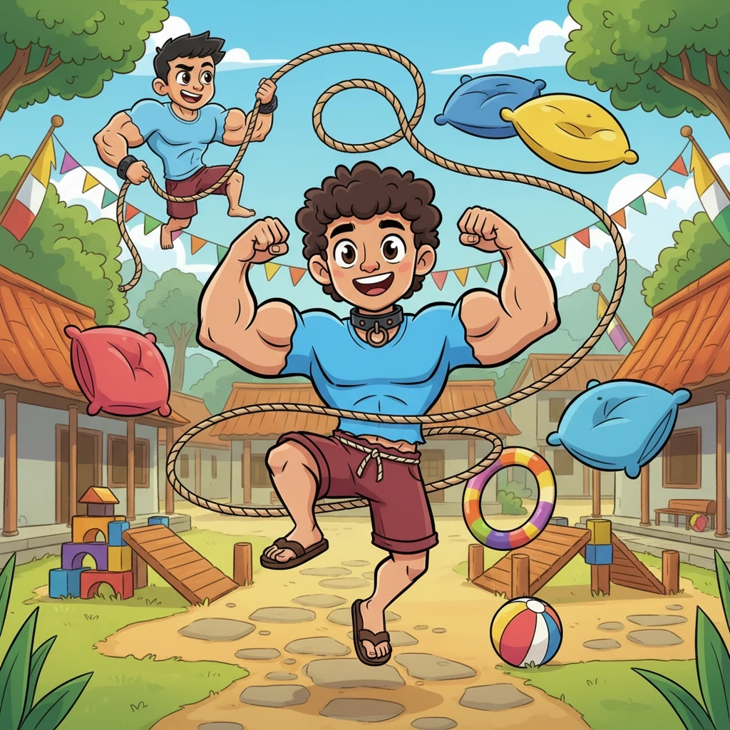 Budi el Valiente y los Desafíos Divertidos - adventure