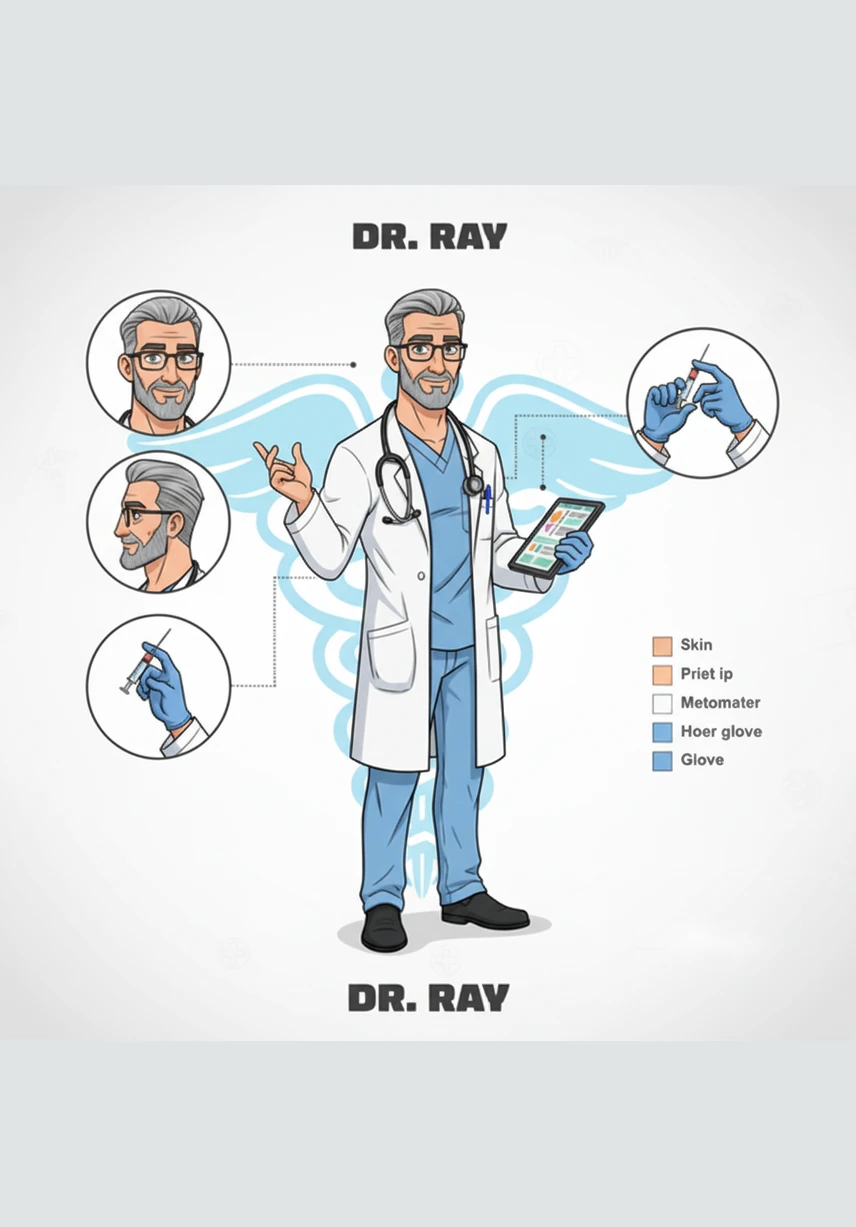 If someone has been exposed, Dr. Ray shows how to carefully remove outer clothing and seal it in a plastic bag. This crucial step removes the majority of radioactive dust and prevents it from spreading further.