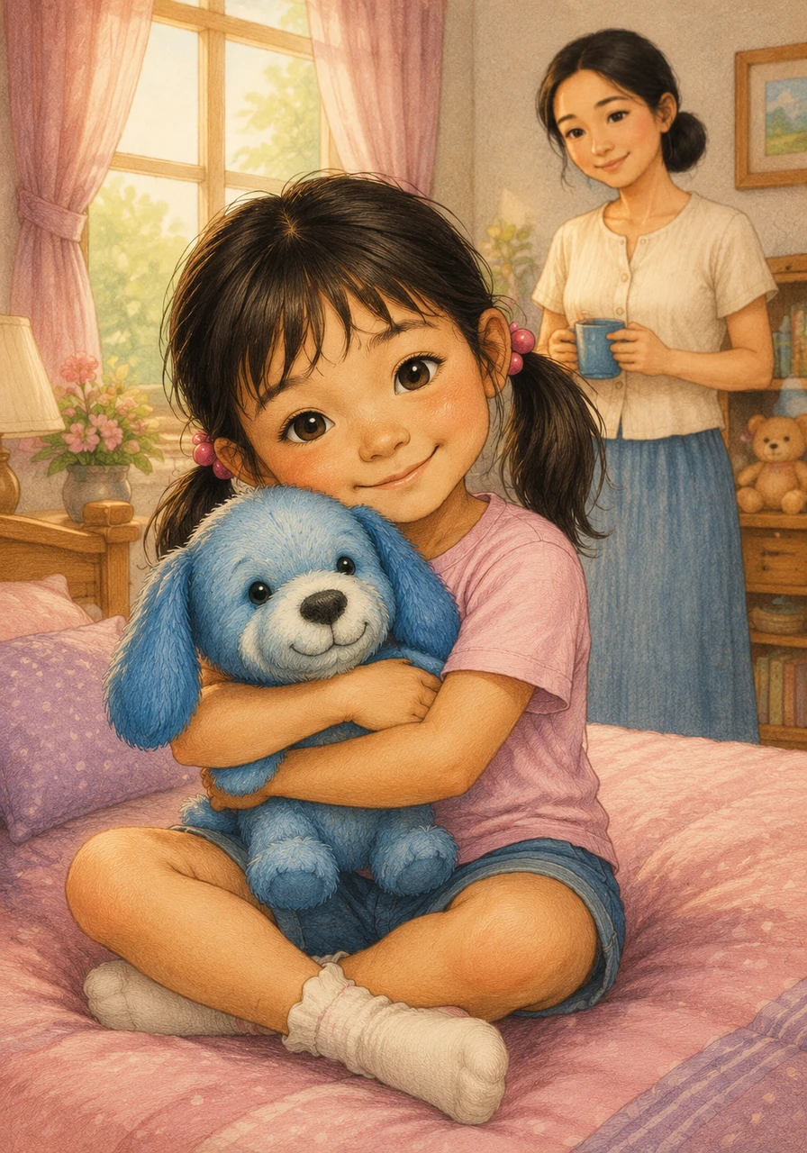 Seven-year-old Mali and her fluffy stuffed dog, Blueberry, were completely inseparable. With his floppy blue ears and stitched smile, Blueberry went everywhere Mali went, from breakfast to bedtime. To Mali, he wasn't just a toy, but her very best friend in the whole world.
