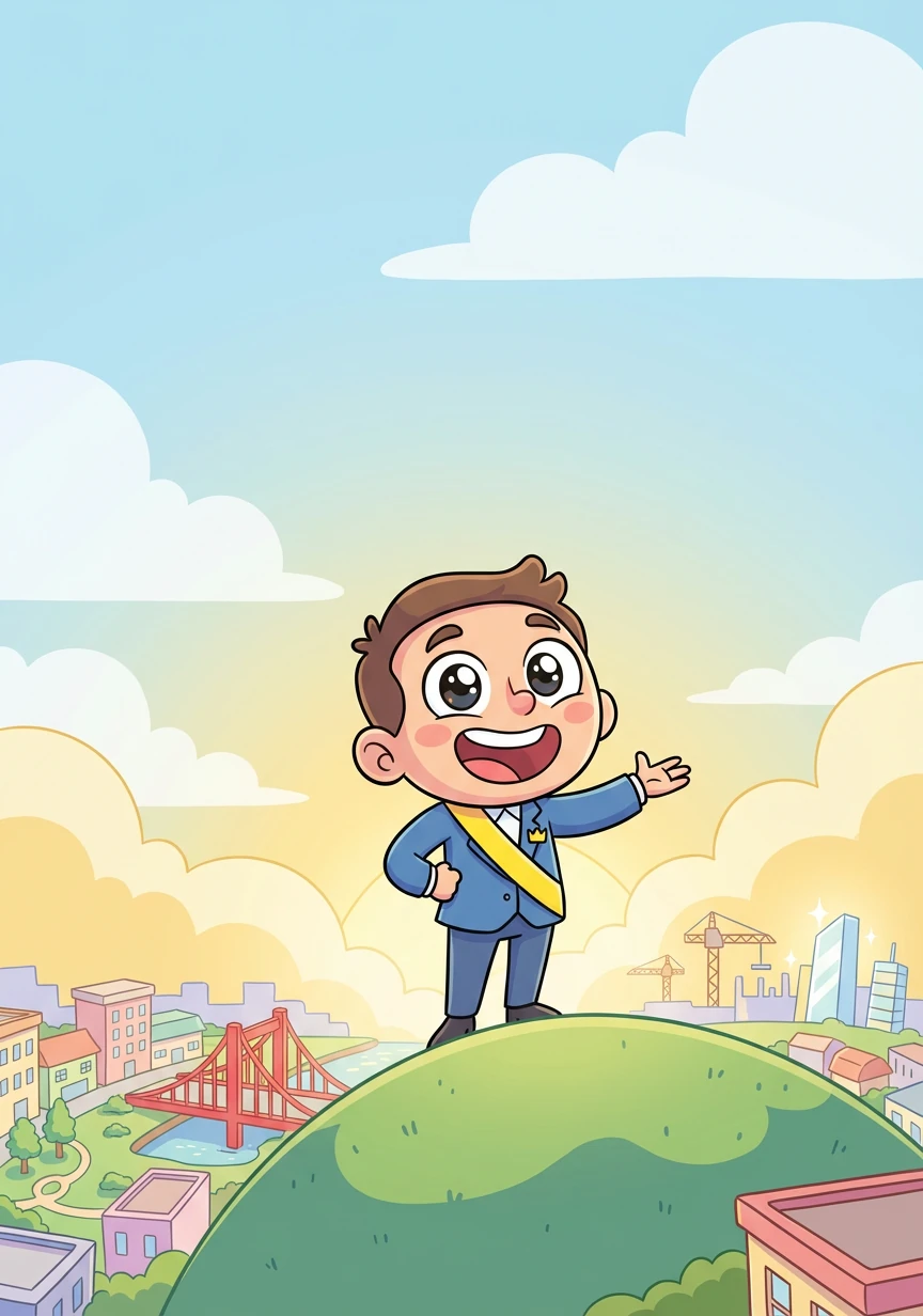 O Prefeito Canella sorri, sabendo que o próximo capítulo promete ainda mais conquistas para Belford Roxo.