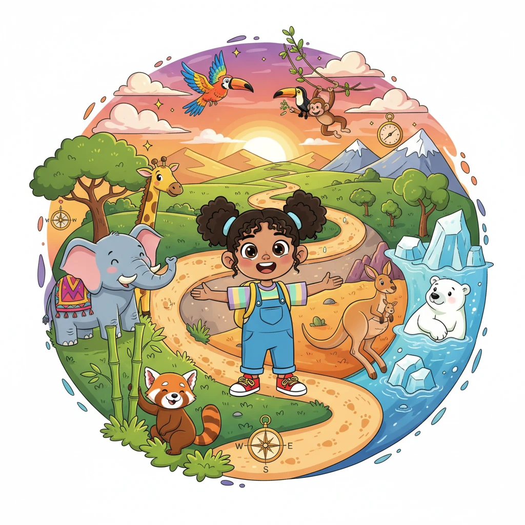 Maya's Amazing Animal Adventure - Educational stories