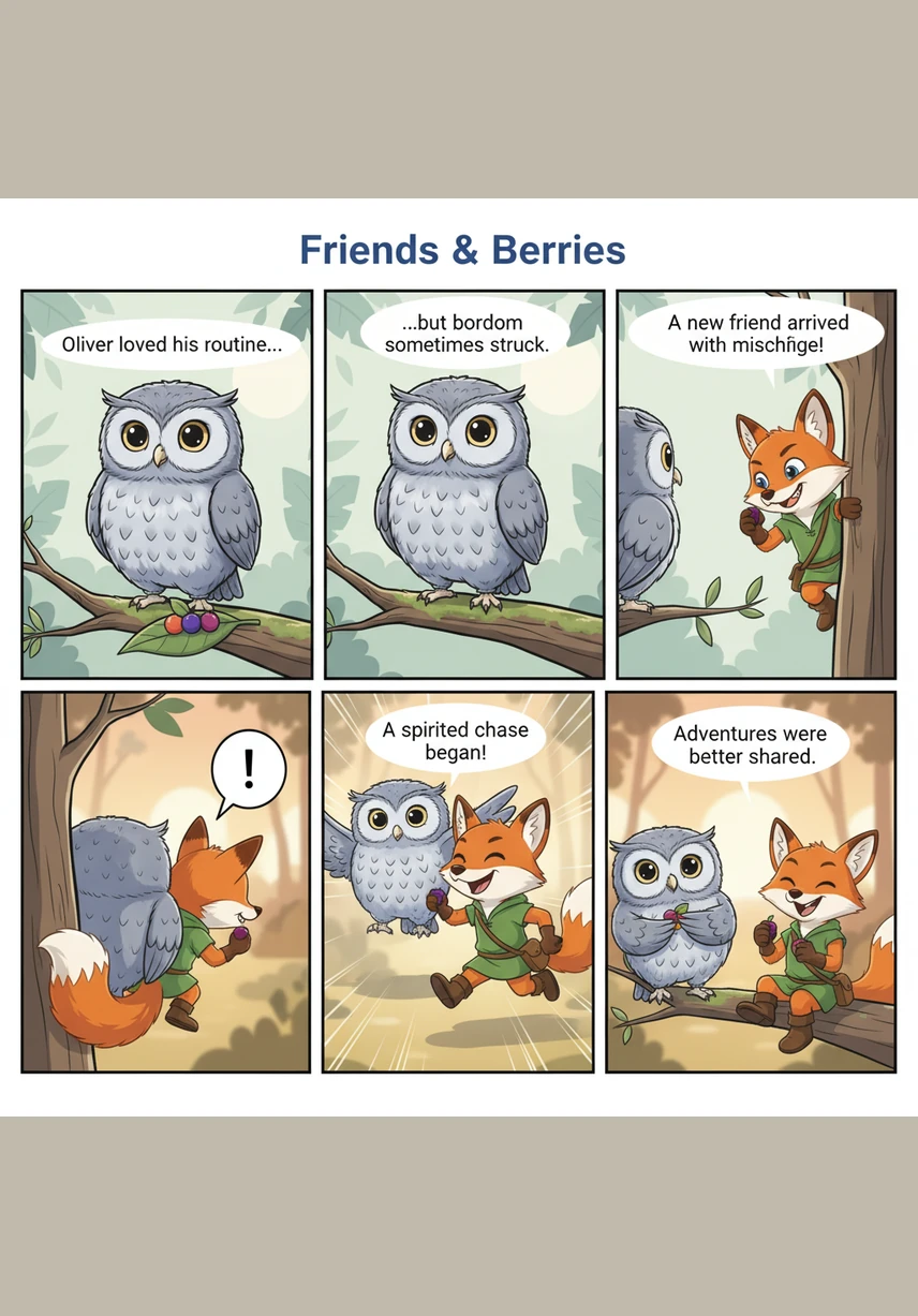 Beside the Whispering Brook, the water flows over smooth pebbles with a soft, bubbling sound that mimics a choir of tiny voices. Oliver sits on a mossy stone, blending the flute’s high notes with the liquid percussion of the stream to create a soothing aquatic harmony.