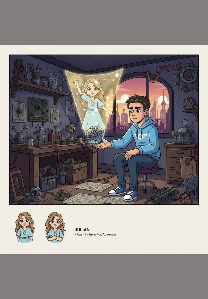 That night, Julian sat alone in his room, straining his muscles and closing his eyes tight to pull the moonlight through his window. No matter how hard he concentrated or how much he desired it, his hands remained empty and the room stayed stubbornly dark.