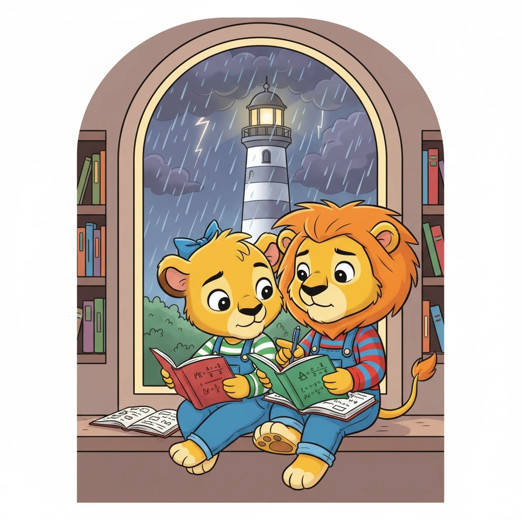 As the school year progressed, both Leo and Maya faced their own 'storms'. They supported each other through difficult exams and social challenges, learning to lean on one another. The lighthouse, a symbol of guidance, provided a reassuring presence.