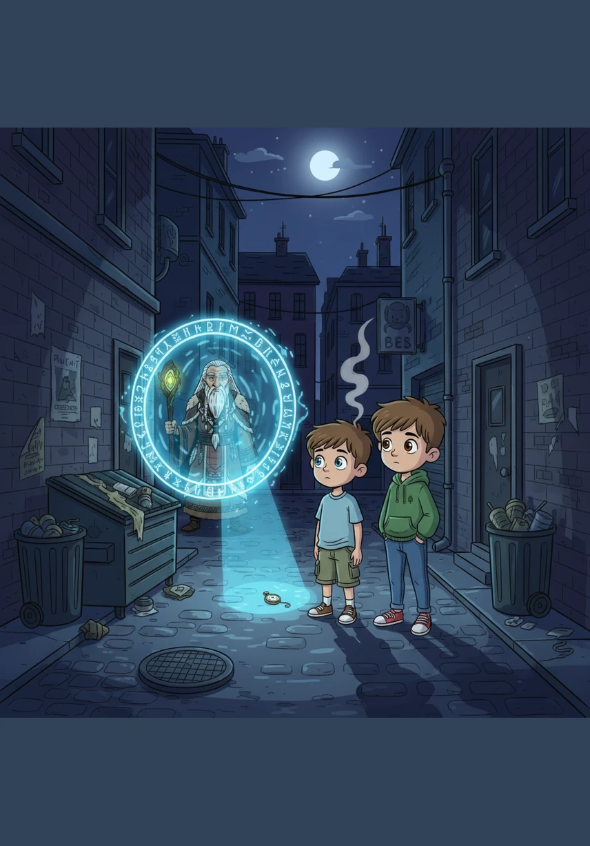 At the stroke of midnight, a gentle wind begins to swirl through the narrow alleys, carrying the scent of ancient dust. Soft murmurs rise from the shadows, sounding like thousands of voices whispering secrets from a time long forgotten.