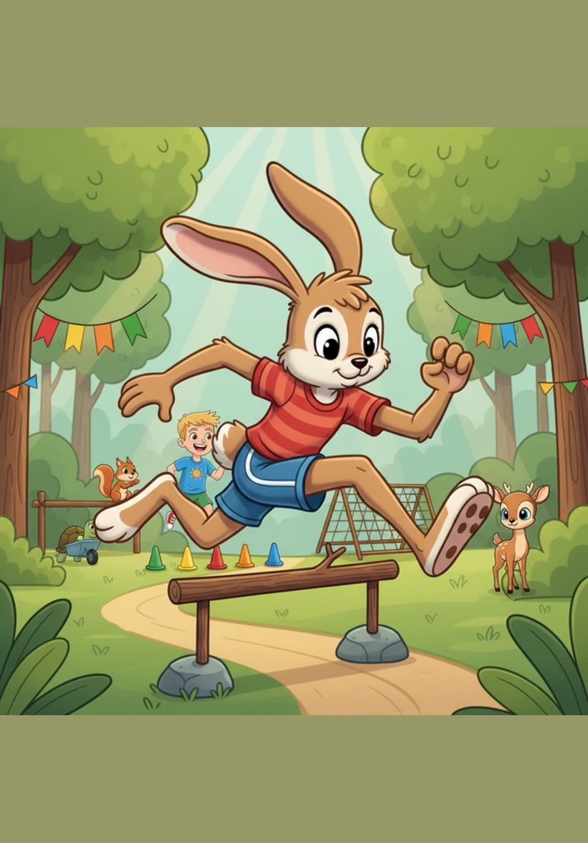 Cała polana wypełniła się wspólnym śmiechem i ruchem, gdy wiewiórki uczyły dzieci wspinaczki, a sarenki pokazywały, jak szybko biegać. To była wyjątkowa lekcja wychowania fizycznego, która połączyła świat ludzi i natury w zdrowym, ekologicznym rytmie.