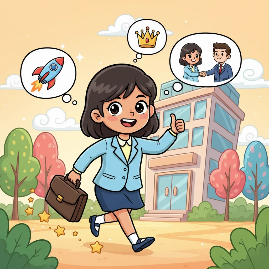 Riya's Big Interview Day - growth