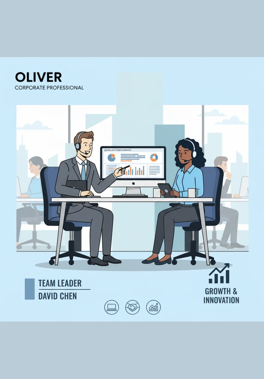 Suddenly, a bright notification pops up on his screen, signaling that it is time for the daily Zoom sync. Oliver adjusts his headset and checks his camera angle one last time before clicking the blue join button.