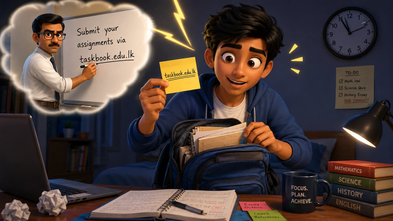 Then, like a sudden bolt of lightning, a helpful memory struck his panicked mind. He remembered Mr. Silva writing a specific website address on the wh