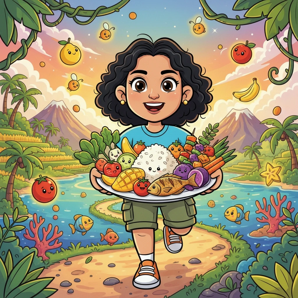 Ate Sari's Healthy Plate Adventure - educational