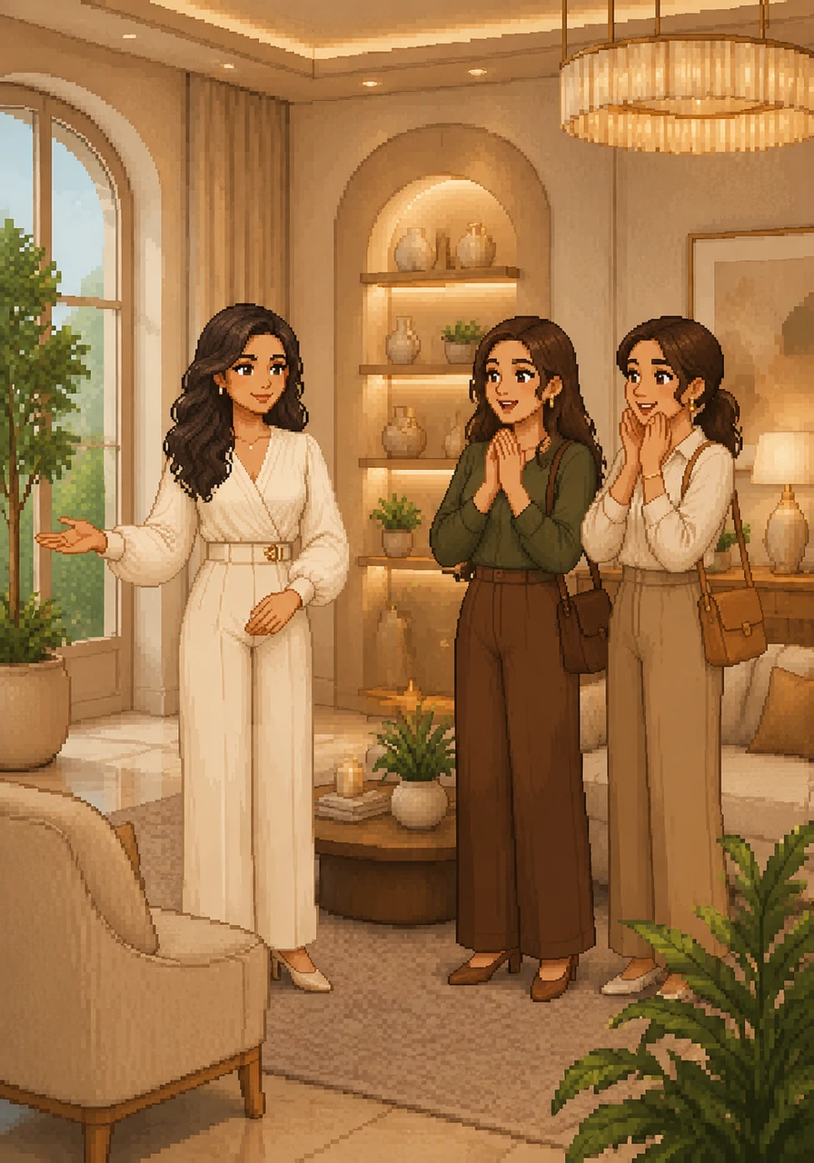 She welcomes her first clients into the space, watching their faces light up as they experience the calming, luxurious atmosphere. The room is more than just decor; it is an inspiration for everyone who seeks a more beautiful way of living.
