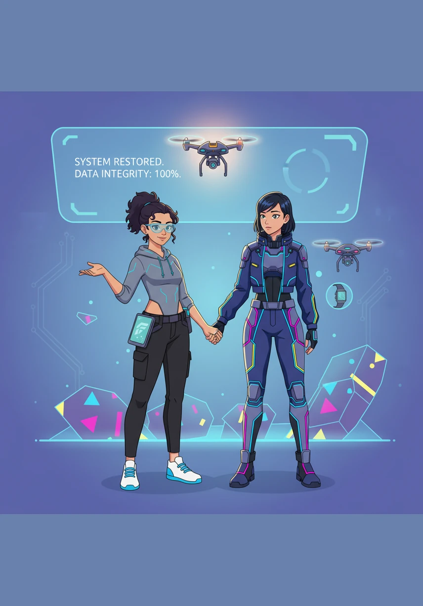 Saat aplikasi ditutup, musik berhenti perlahan seiring dengan meredupnya cahaya layar, namun keajaiban Kimi AI tetap tersimpan aman di awan digital. Faizah tersenyum puas, mengetahui bahwa karyanya telah berhasil menghubungkan banyak orang melalui perpaduan teknologi dan seni.