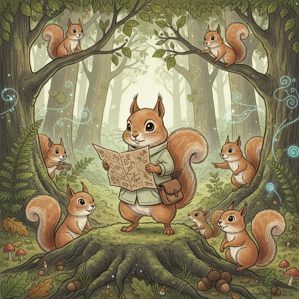 Pip and the Secret of the Nut Map - educational