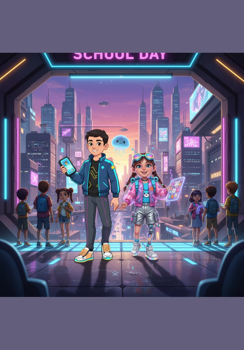 Күннің финиші жетіп, мектептен қайтатын уақыт болды. Али достарына «Бай!» деп қол былғап, «Ай’лл би бэк» деп ертең мектепке міндетті түрде қайтып келетінін айтты.