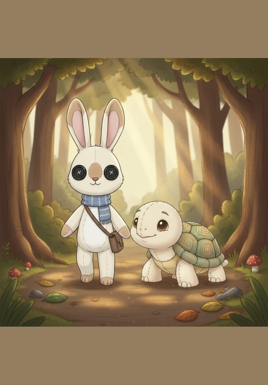 Tilly the turtle crawled over slowly and looked at Benny with a kind, patient smile. She stayed by his side and reminded him that everyone makes mistakes, but the forest is much safer when we follow the path and listen to our elders.