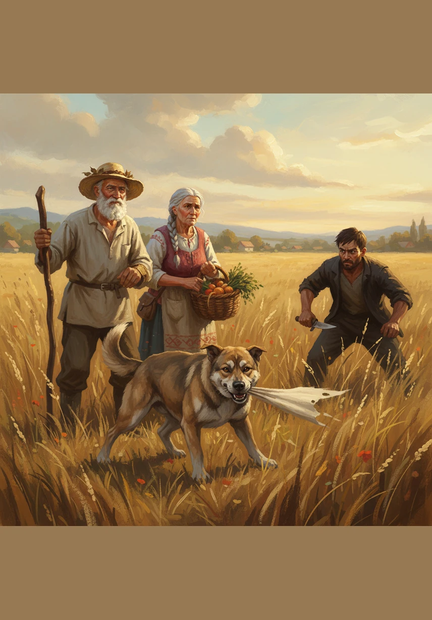 Just when they are about to give up, a tiny mouse named Tishka scurries out from the tall grass. Though she is small, she bravely grabs Masha’s tail, ready to give every ounce of her tiny strength to the cause.