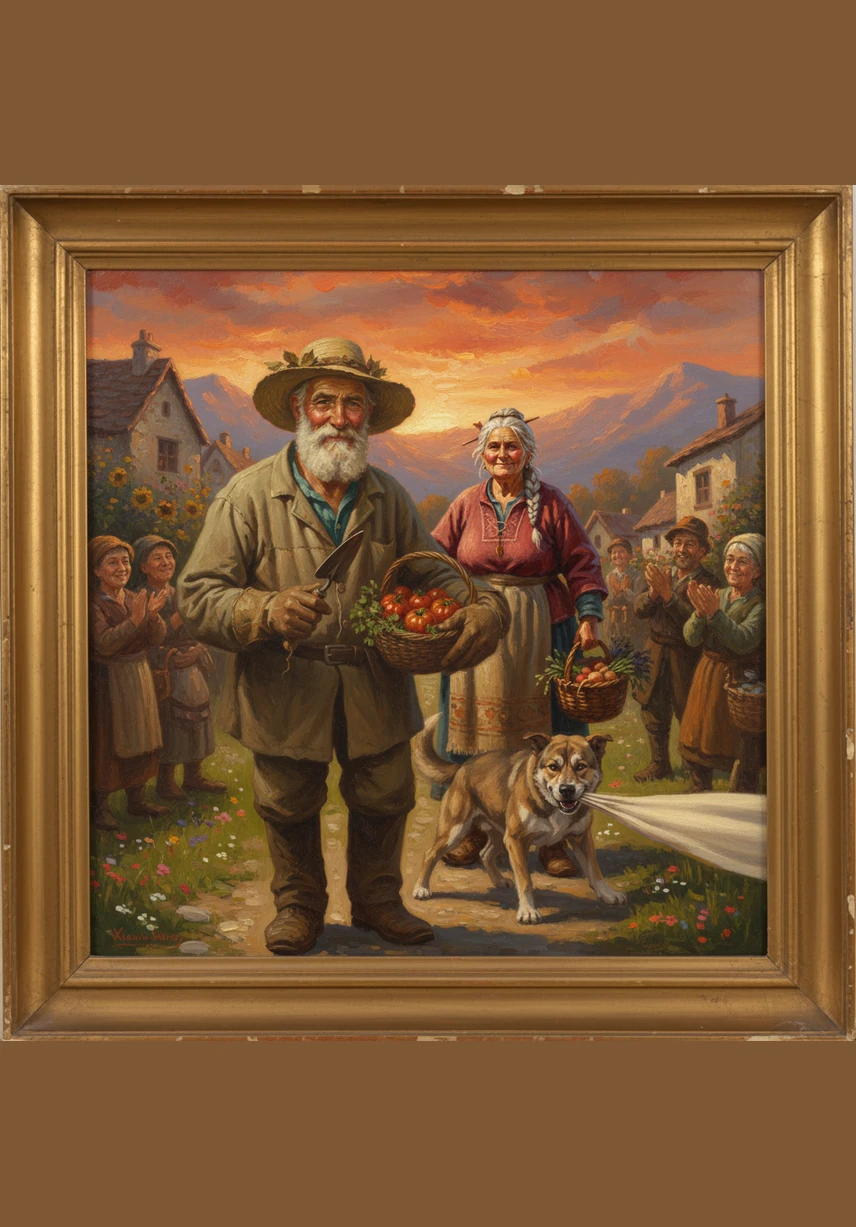 Under the golden glow of the sunset, the whole village gathers to share a magnificent feast made from the magical turnip. Kasim smiles at his friends, knowing that their teamwork made the impossible dream come true.