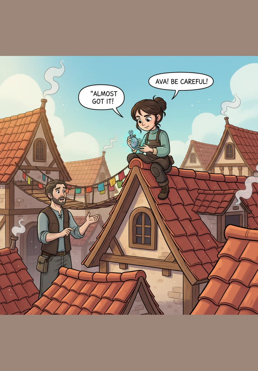 В старом городе, где черепичные крыши домов упирались в самые облака, а уличные фонари зажигались сами собой, жила девушка по имени Каенна. Она обладала редким даром слышать тихий шёпот магии, который пронизывал всё вокруг, словно невидимое дыхание мира.