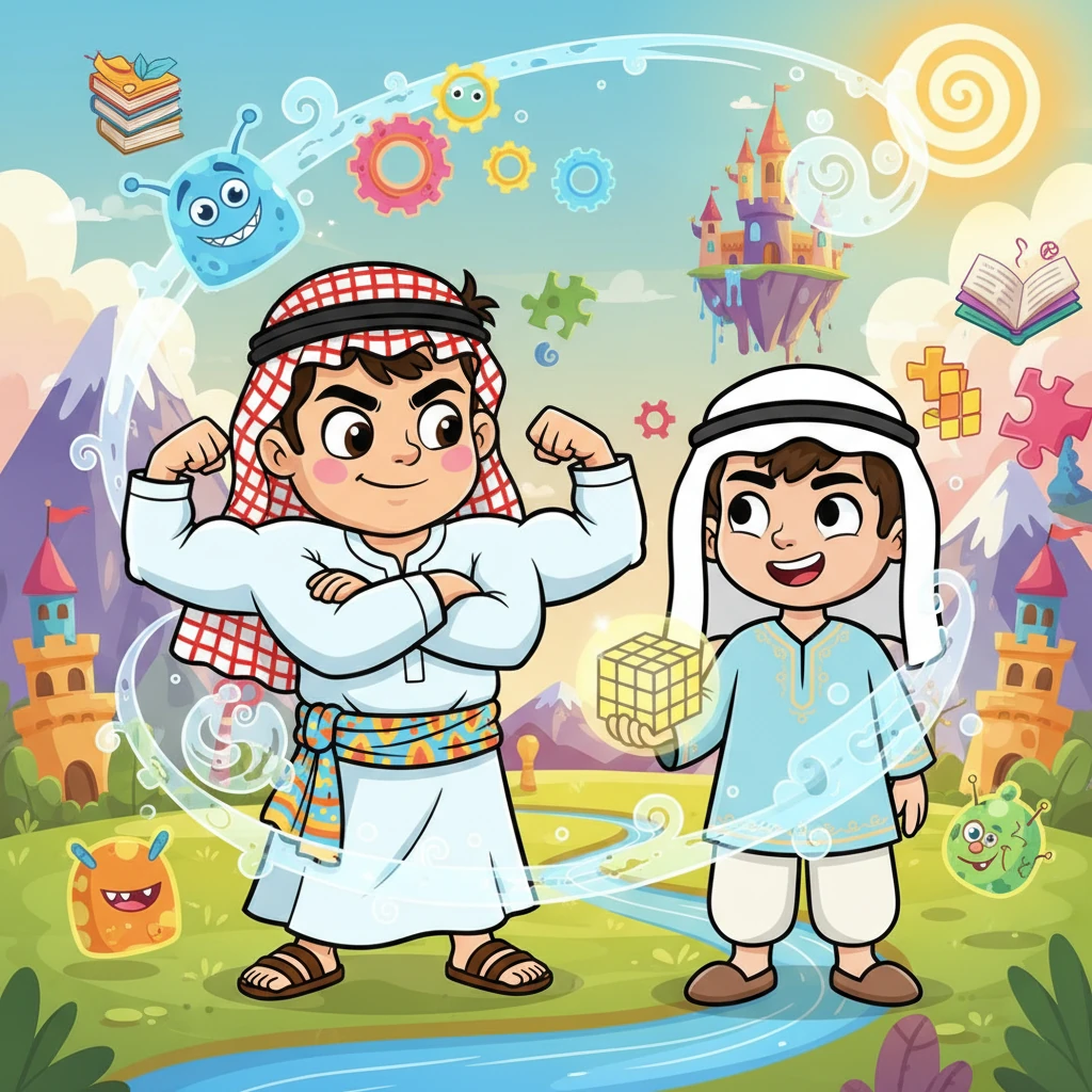 فارس وعبقري الظلال - family