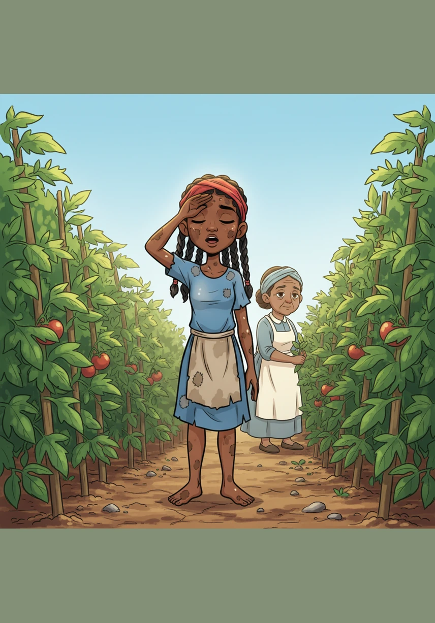 Under the scorching midday sun, Rose wipes sweat from her brow and begins to sing a soulful Haitian melody her mother taught her. Her voice rises above the tomato plants, a powerful declaration that she will not give up until her day finally comes.