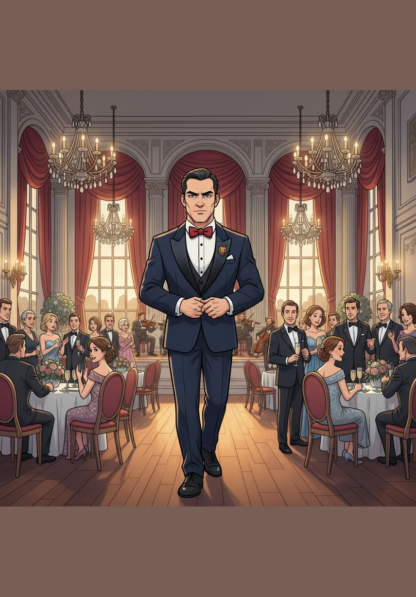 Cesar walks through a high-end gala, where the elite bow their heads in respect and fear. His presence commands the room without him saying a single word, his footsteps echoing on the marble floor. Everyone knows that his favor is the ultimate currency.