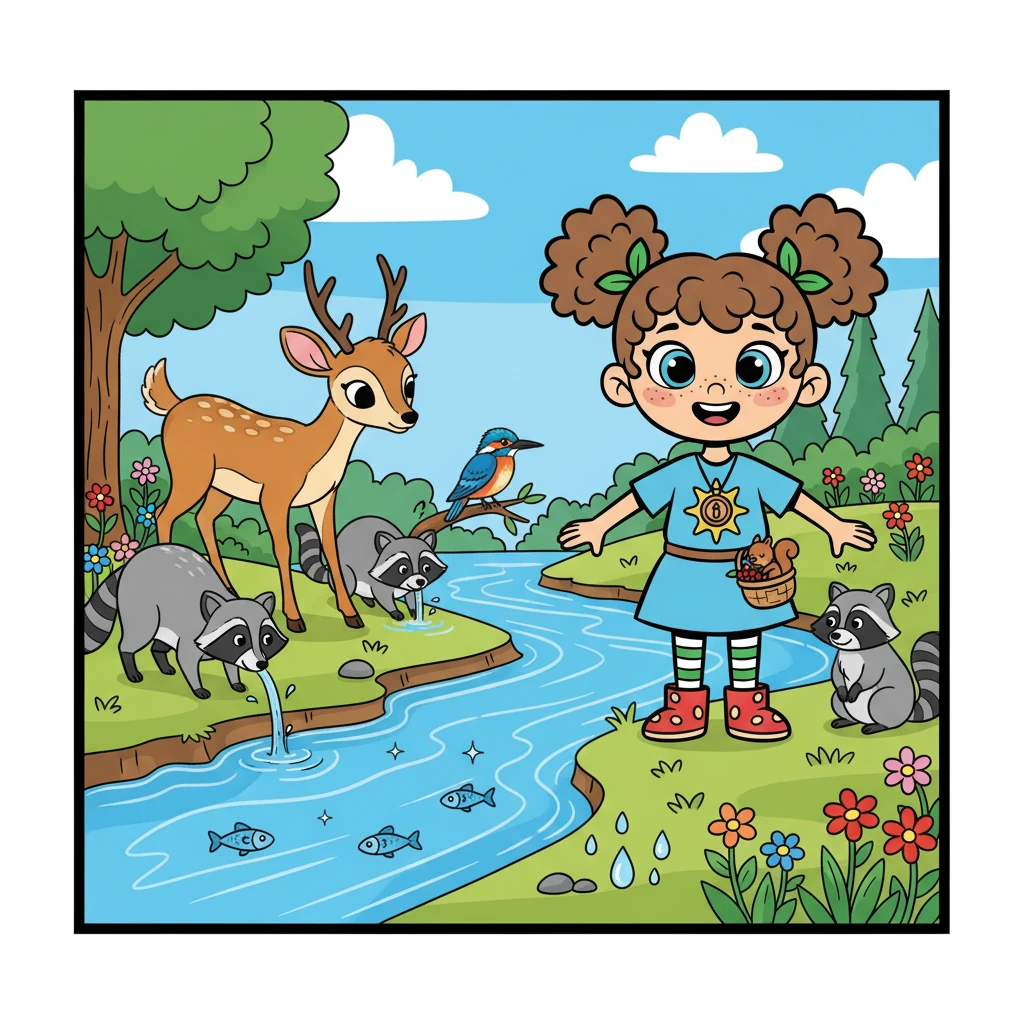 Eles aprenderam sobre a importância de não poluir os rios e lagos, e sobre como os animais dependem da água limpa para sobreviver. Bia explicava que cada criatura era especial e merecia respeito.