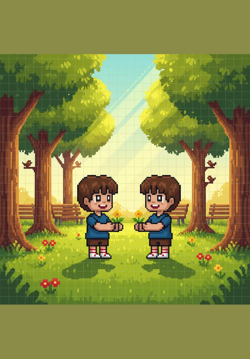 In a sunny park, Zoggy met a group of children playing with a bright red ball. Instead of being scared, the children smiled and waved, inviting their new glowing visitor to join their game.