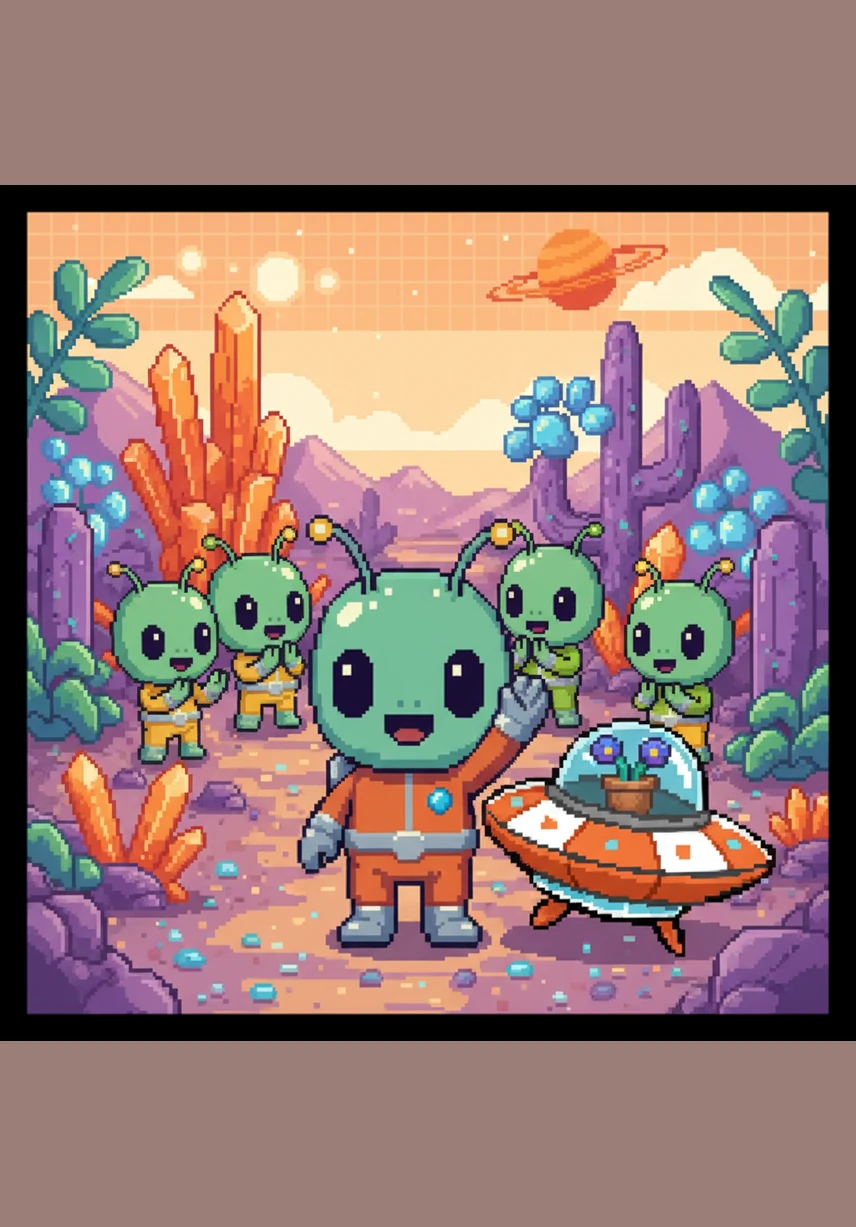 To thank his new friends, Zoggy pulled out a small gadget that blew shimmering, floating bubbles that changed colors. The park was soon filled with laughter as everyone chased the glowing orbs through the air.