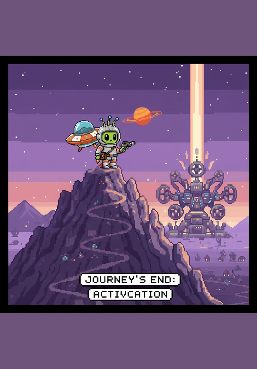 With a happy spirit, Zoggy climbed back into his saucer and waved a final goodbye to his Earthling friends. As he soared back into the cosmos, he knew he had found a second home among the stars.