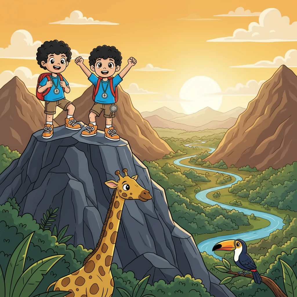 Juntos, Zé e Chico enfrentaram desafios e superaram obstáculos. Eles escalaram montanhas, atravessaram vales e descobriram animais incríveis. A cada passo, a amizade deles se fortalecia.