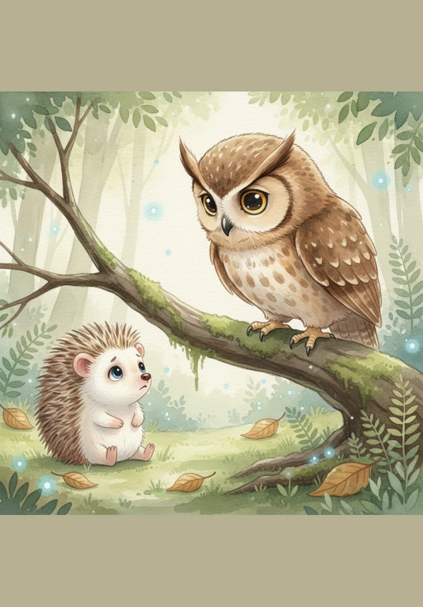 Сова загадочно улыбнулась и объяснила малышу, что солнце нельзя просто догнать. Она тихо проухала ему, что истинный свет живёт в каждом добром деле, которое мы совершаем для других.