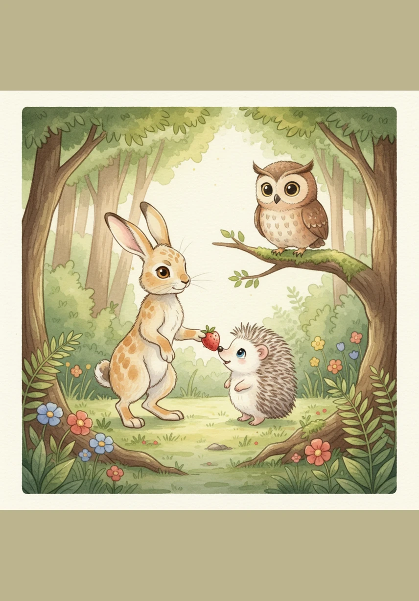 Забыв о своей спешке, Тимка осторожно раздвинул колючие ветки своими лапками, стараясь не пораниться. Спустя мгновение радостный ёжик был на свободе и горячо благодарил своего спасителя.