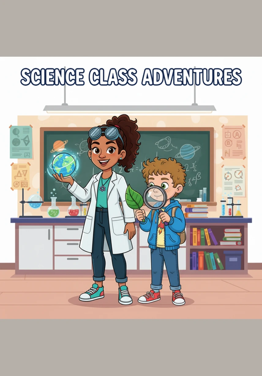 Niels Bohr apareció para enseñarles que los electrones no flotaban al azar, sino que giraban en órbitas ordenadas como planetas alrededor del sol. Toda la clase, incluyendo a los dieciocho estudiantes, comenzó a girar en círculos imitando el baile perfecto de las partículas de energía.